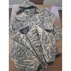Trophy Club Shadow Grass Hunting Coat Mens Xxl With‎ Liner Jacket Two Piece Hood
